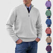 WELLTH HOUSE Men's Stand Collar Zipper Knit Sweater - Wellth House
