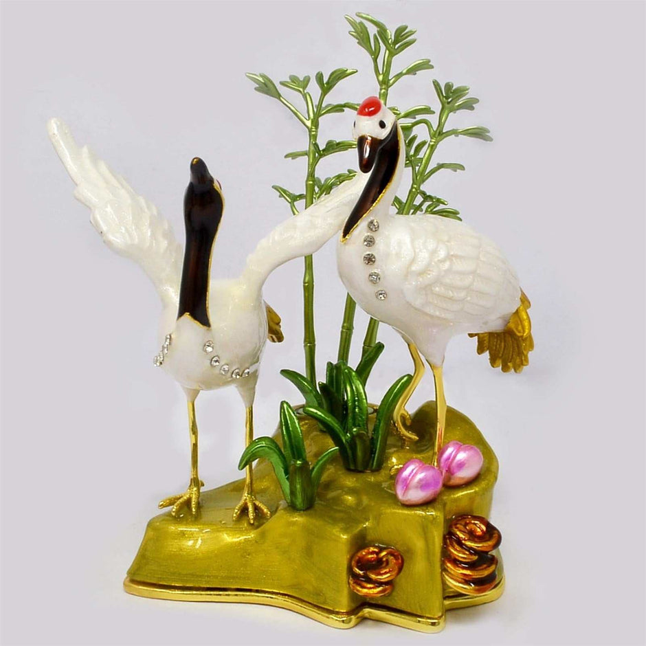 WELLTH HOUSE Feng Shui Crane Decor Statue Set - Wellth House