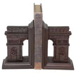 WELLTH HOUSE Dark Brown Arc De Triomphe Bookends - Wellth House