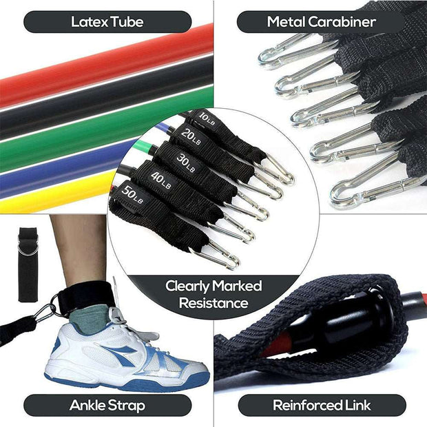 WELLTH HOUSE Resistance Bands Training Fitness - Wellth House