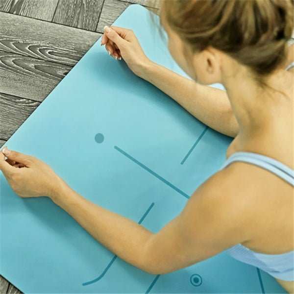 WELLTH HOUSE Rubber Yoga Mat Fitness Exercise Mat - Wellth House