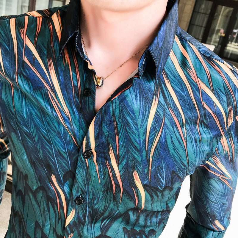 WELLTH HOUSE Social Youth Floral Casual Shirt Men - Wellth House