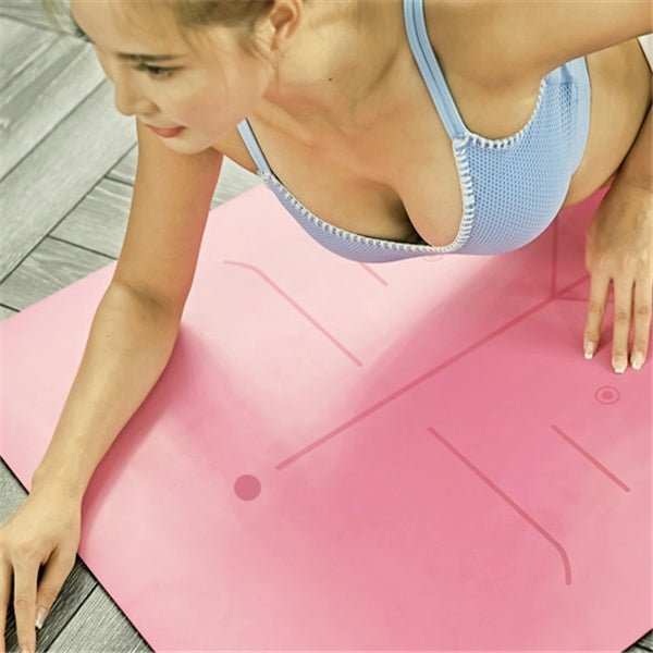 WELLTH HOUSE Rubber Yoga Mat Fitness Exercise Mat - Wellth House
