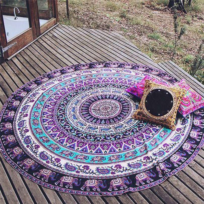 WELLTH HOUSE Chiffon Yoga Mat Fitness Exercise Mat - Wellth House