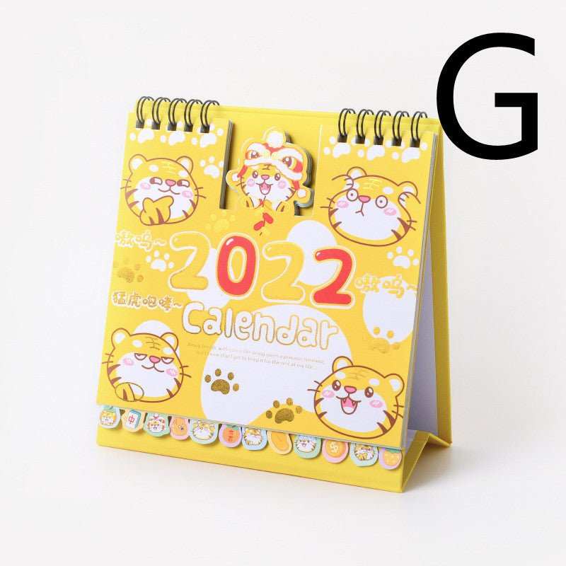 WELLTH HOUSE Cartoon Bump Desktop Notepad Calendar - Wellth House