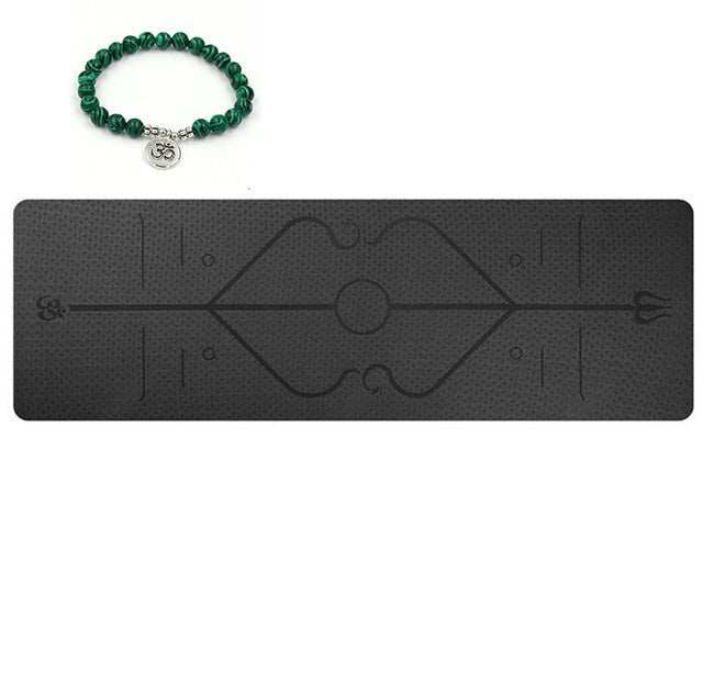 WELLTH HOUSE Premium Yoga Mat Fitness Exercise Mat - Wellth House