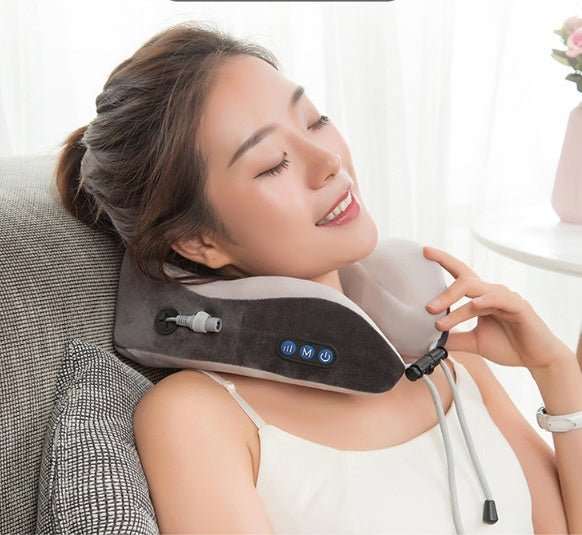 WELLTH HOUSE U-Shaped Electric Neck Massager Pillow - Wellth House