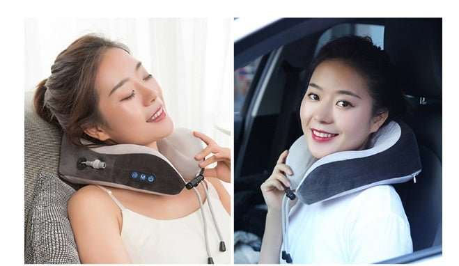 WELLTH HOUSE U-Shaped Electric Neck Massager Pillow - Wellth House