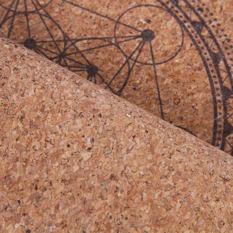 WELLTH HOUSE Natural Rubber Cork Yoga Mat - Wellth House