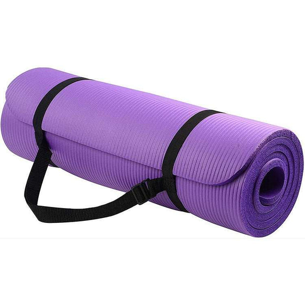 WELLTH HOUSE NBR Striped Yoga Mat Fitness Mat - Wellth House