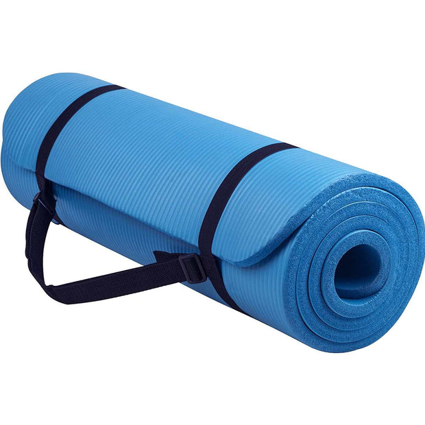 WELLTH HOUSE NBR Striped Yoga Mat Fitness Mat - Wellth House
