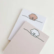 WELLTH HOUSE Cartoon Curly Puppy Non-Sticky Notepad - Wellth House