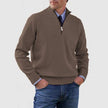 WELLTH HOUSE Men's Stand Collar Zipper Knit Sweater - Wellth House