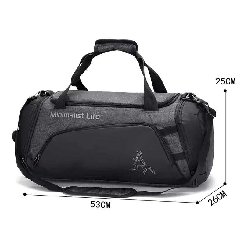 WELLTH HOUSE Waterproof Sports Gym Training Bag - Wellth House