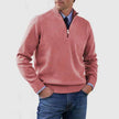 WELLTH HOUSE Men's Stand Collar Zipper Knit Sweater - Wellth House