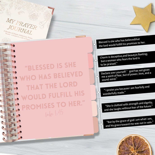 WELLTH HOUSE Prayer Book Full English Prayer Journal - Wellth House