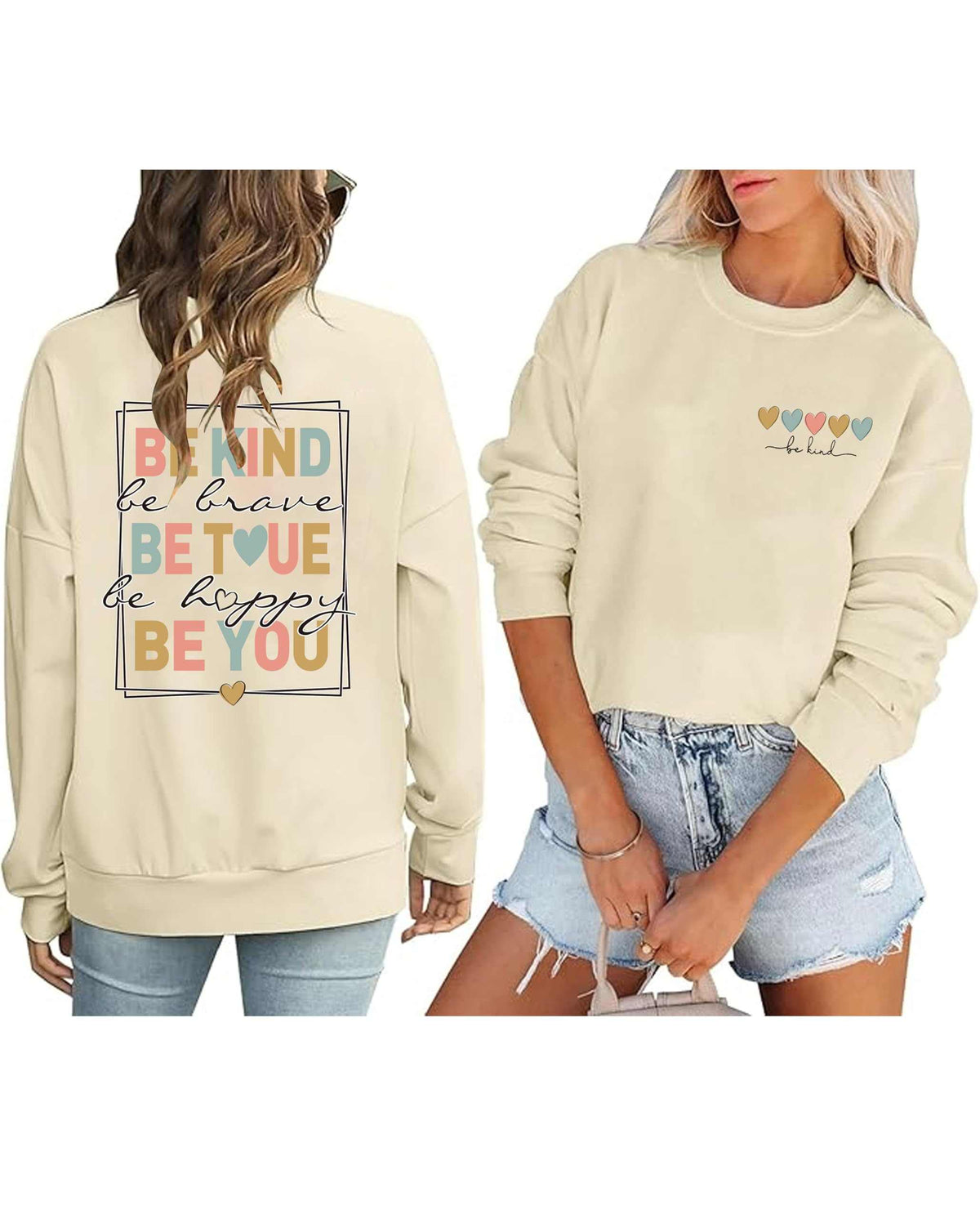 WELLTH HOUSE Be Kind Health Graphic Sweatshirt - Wellth House