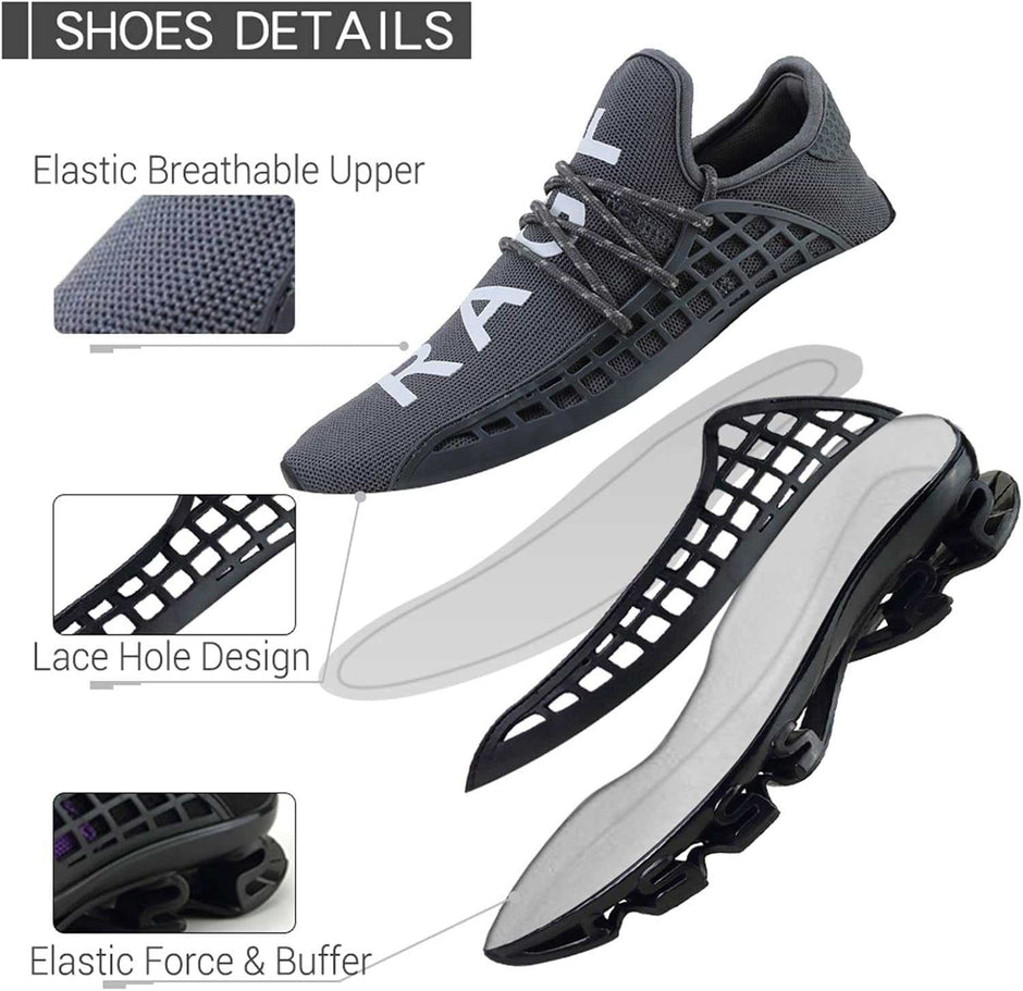 WELLTH HOUSE Men's Lightweight Running Walking Shoes - Wellth House