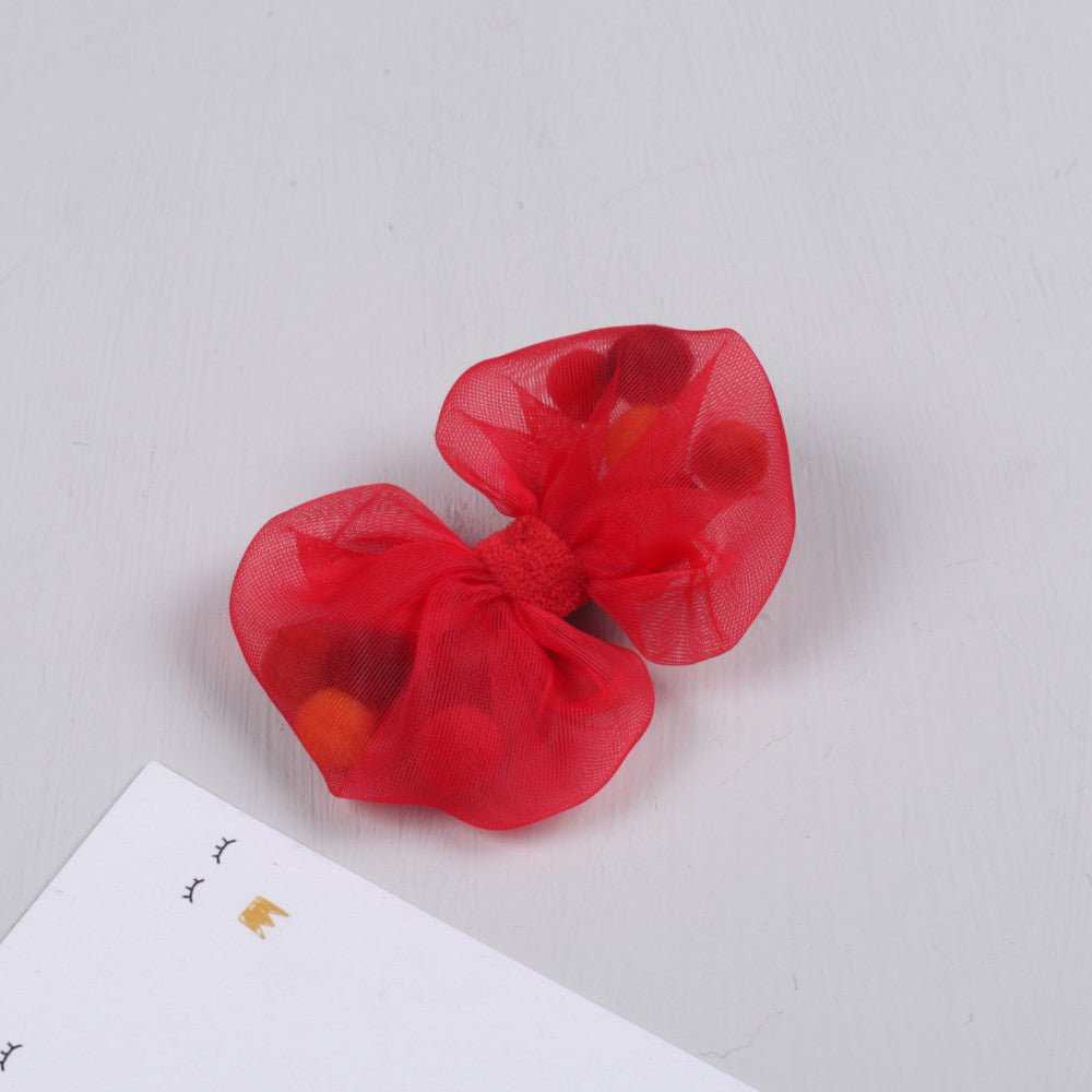 WELLTH HOUSE Children's Net Yarn Colored Hairpins - Wellth House