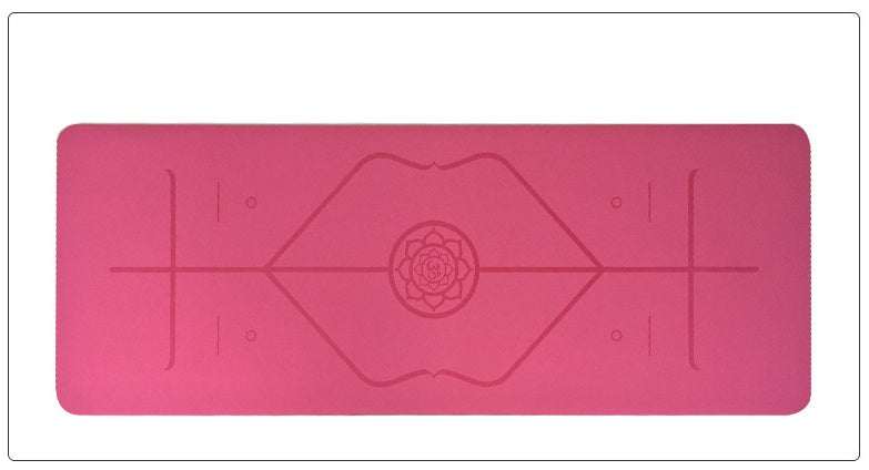 WELLTH HOUSE Natural Rubber Yoga Mat Fitness Mat - Wellth House