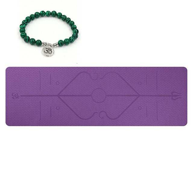 WELLTH HOUSE Premium Yoga Mat Fitness Exercise Mat - Wellth House