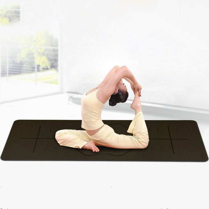 WELLTH HOUSE Natural Rubber Yoga Mat Fitness Mat - Wellth House