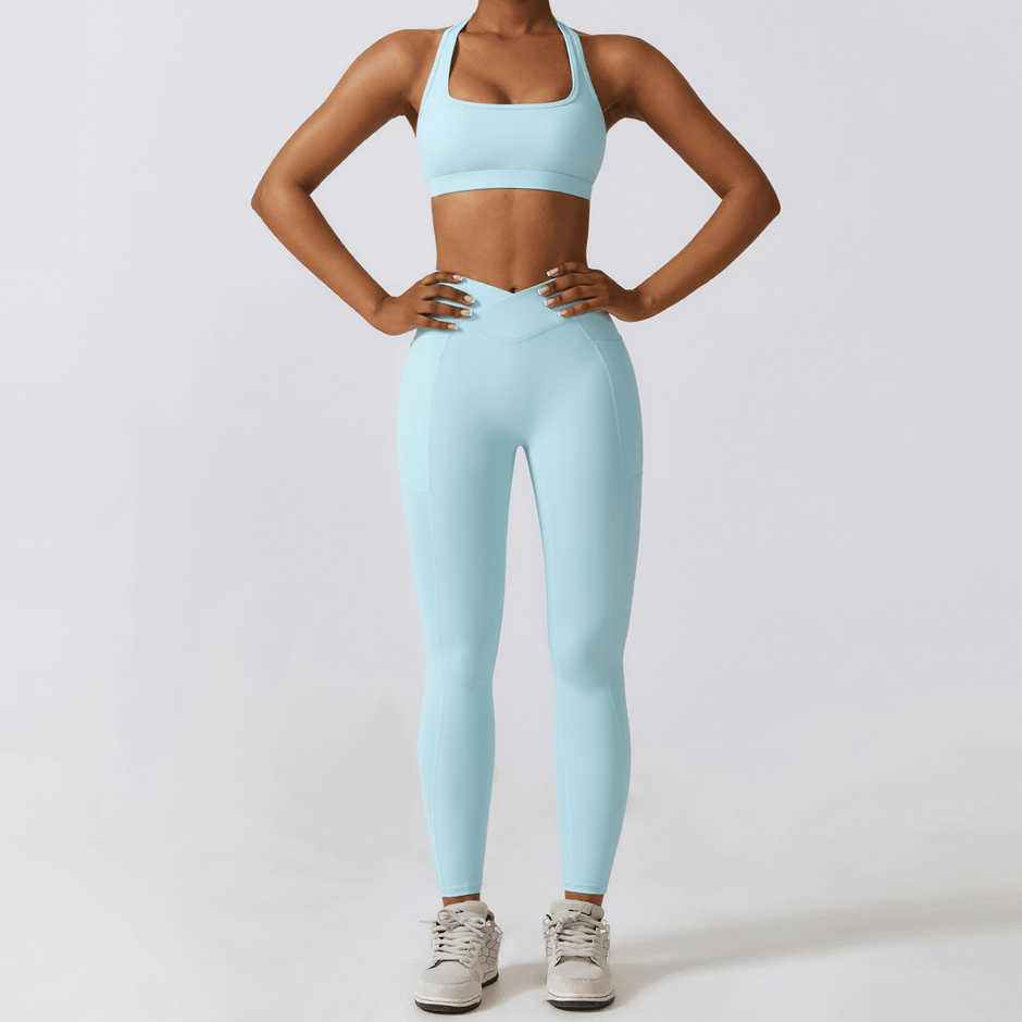 WELLTH HOUSE Women's Yoga Exercise Suit Set - Wellth House
