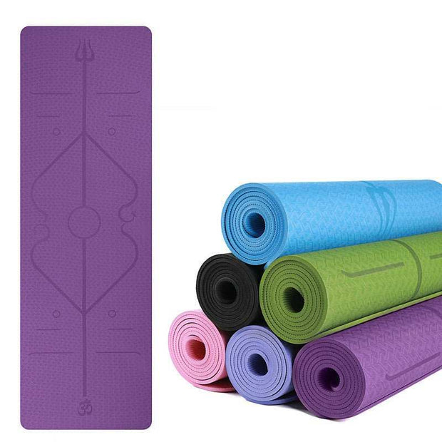 WELLTH HOUSE Premium Yoga Mat Fitness Exercise Mat - Wellth House