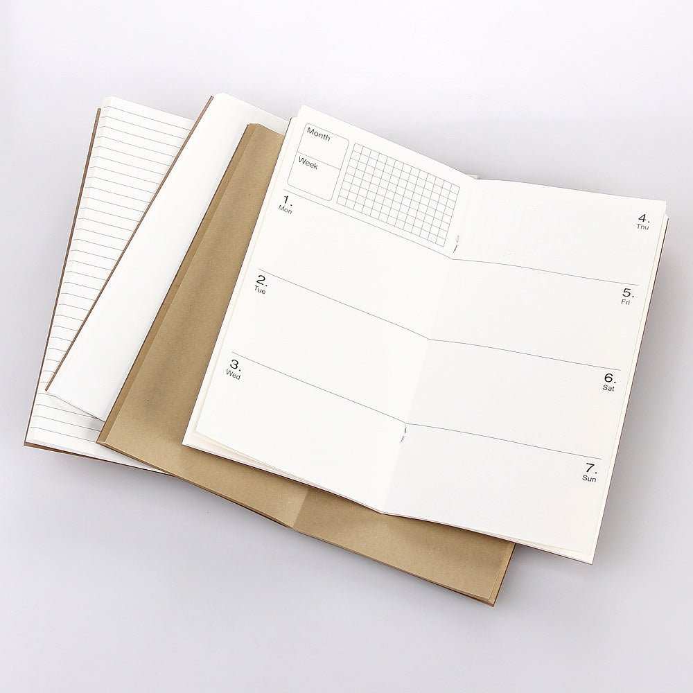 WELLTH HOUSE Traveler's Diary Book Core Notebook - Wellth House