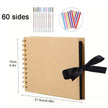 WELLTH HOUSE DIY Black Kraft Paper Scrapbook Album - Wellth House