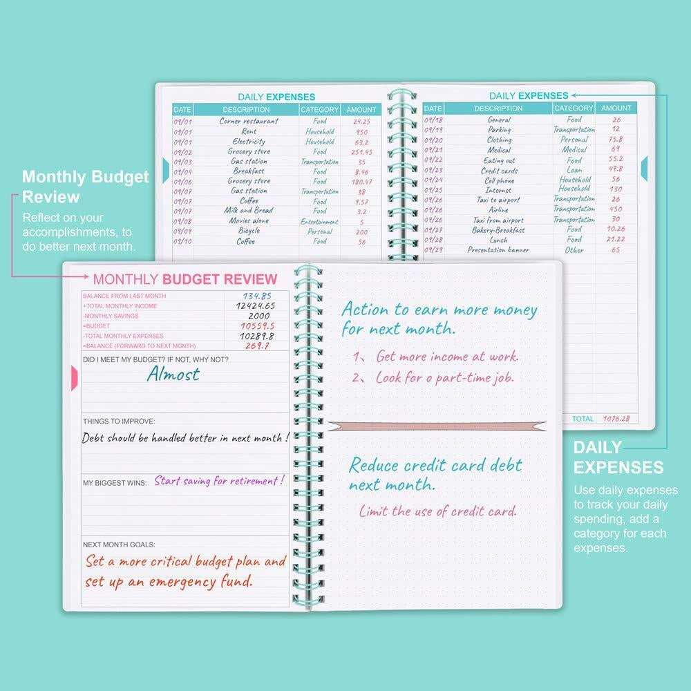WELLTH HOUSE Undated Budget Planner Notebook - Wellth House
