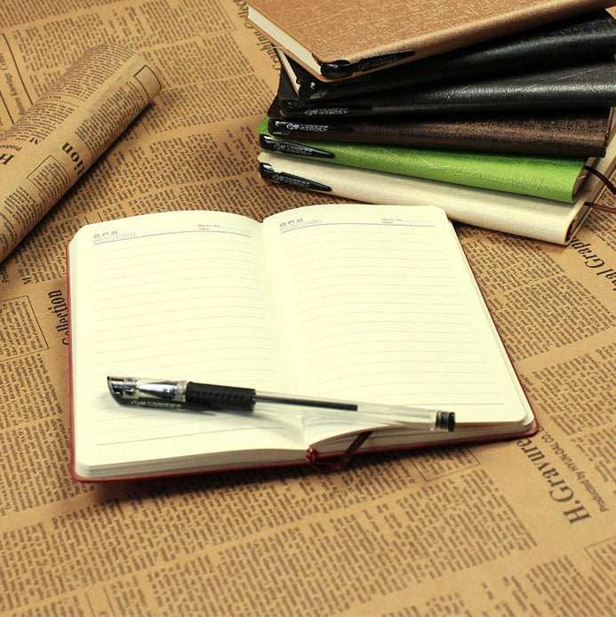 WELLTH HOUSE A6 Business Notebook With Pen Diary - Wellth House