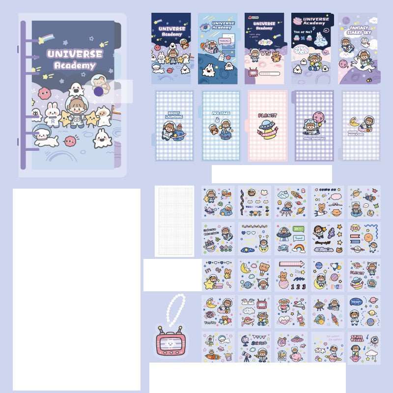 WELLTH HOUSE Cute Girly Stickers Notepad Set - Wellth House