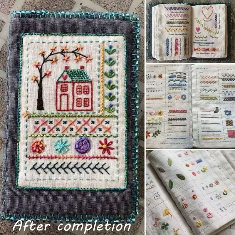 WELLTH HOUSE Embroidery Sewing DIY Stitch Book - Wellth House
