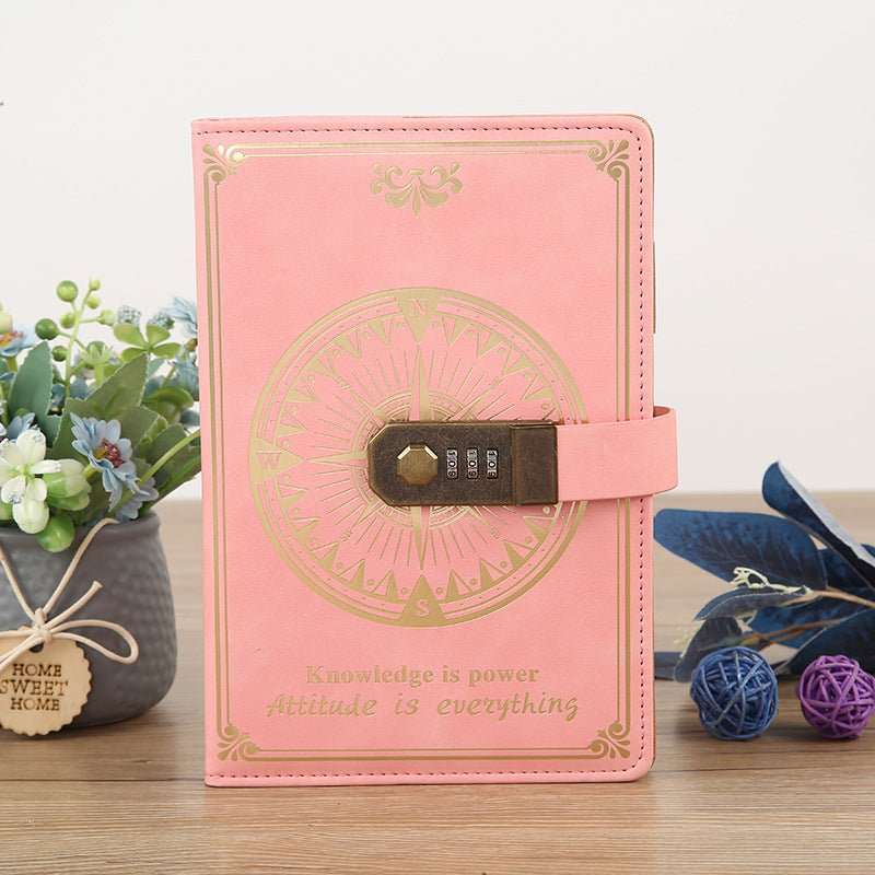 WELLTH HOUSE Business Diary Code Lock Buckle Book - Wellth House