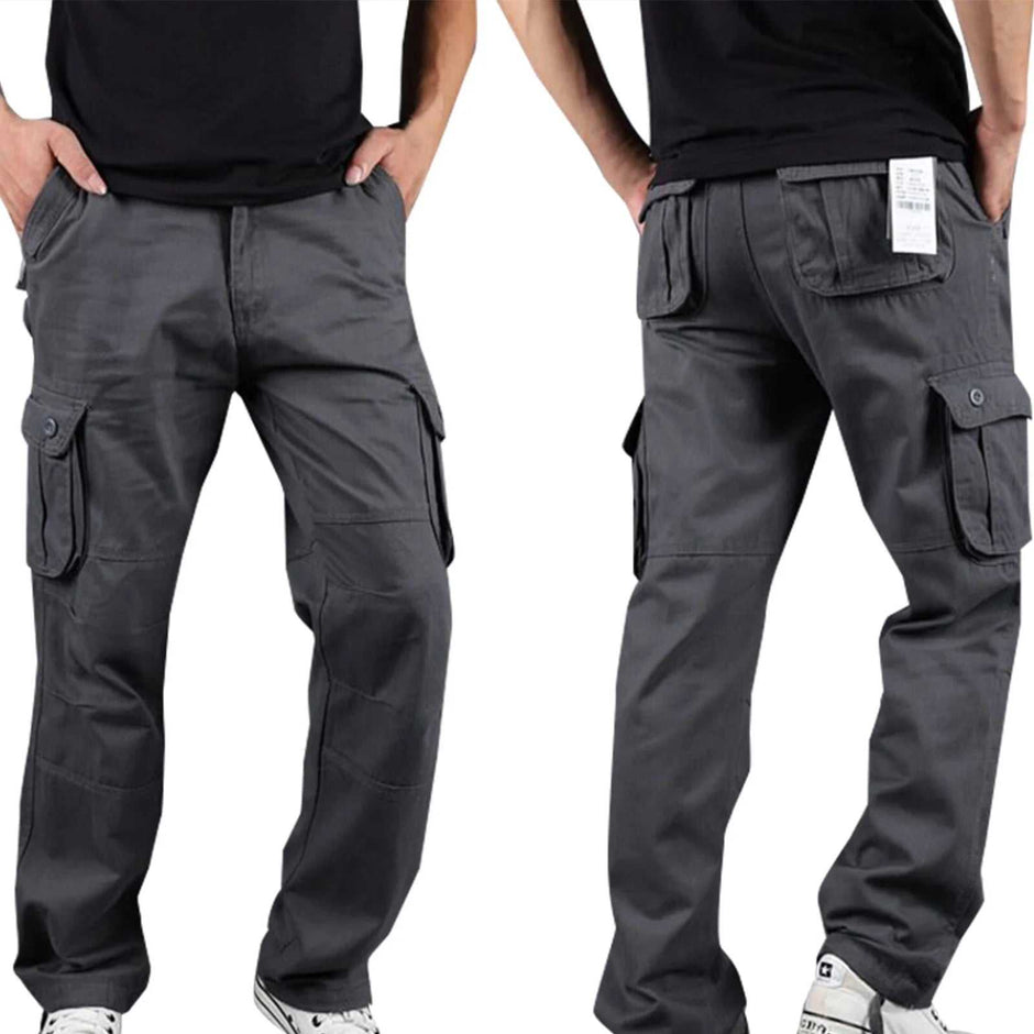 WELLTH HOUSE Men's Cargo Multi Pocket Work Pants - Wellth House