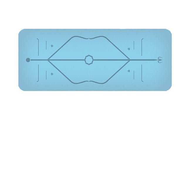 WELLTH HOUSE Rubber Yoga Mat Fitness Exercise Mat - Wellth House
