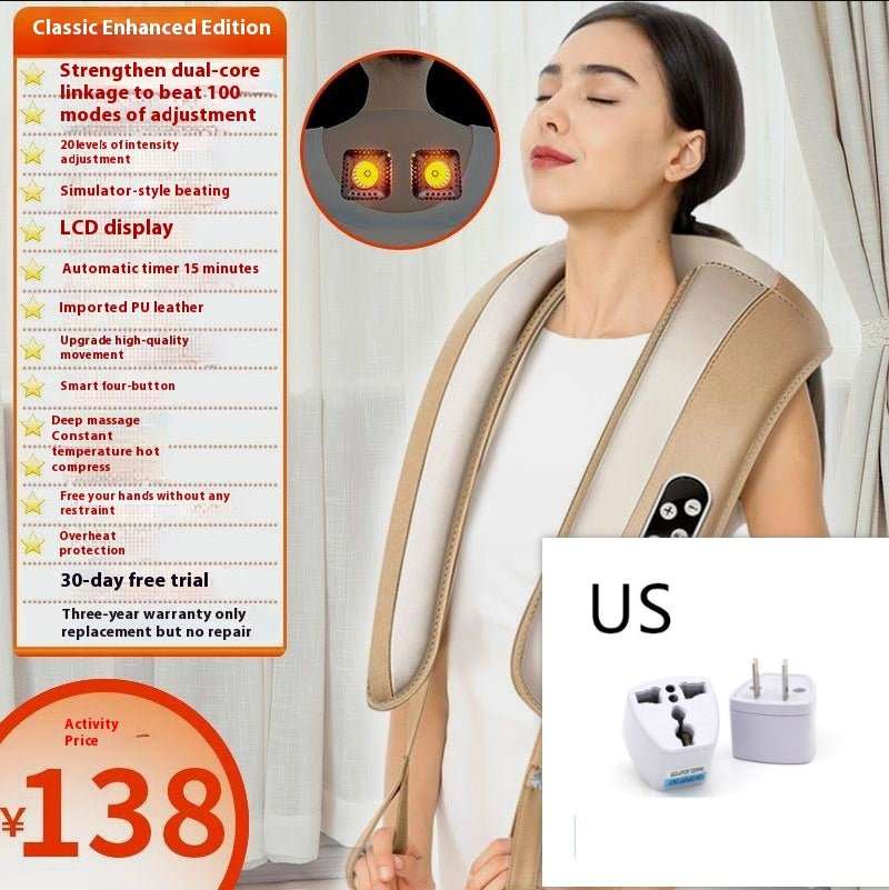 WELLTH HOUSE Multifunctional Massage Shawl Neck Massager - Wellth House