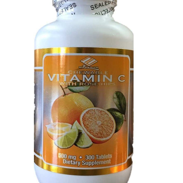 WELLTH HOUSE Vitamin C Chewable 500mg Tablets - Wellth House