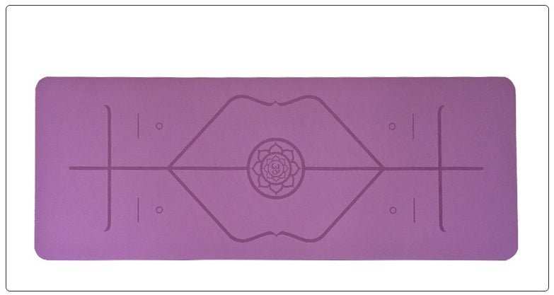 WELLTH HOUSE Natural Rubber Yoga Mat Fitness Mat - Wellth House