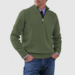 WELLTH HOUSE Men's Stand Collar Zipper Knit Sweater - Wellth House