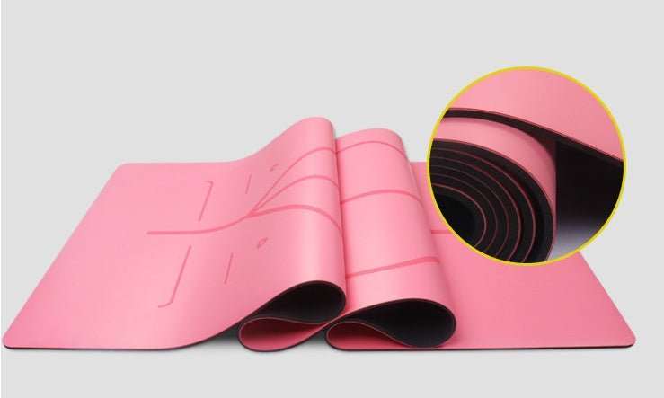 WELLTH HOUSE Rubber Yoga Mat Fitness Exercise Mat - Wellth House