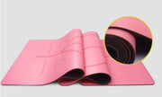 WELLTH HOUSE Rubber Yoga Mat Fitness Exercise Mat - Wellth House