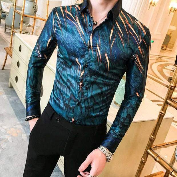 WELLTH HOUSE Social Youth Floral Casual Shirt Men - Wellth House