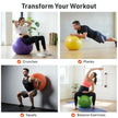 WELLTH HOUSE 65cm Yellow Fitness Exercise Ball - Wellth House
