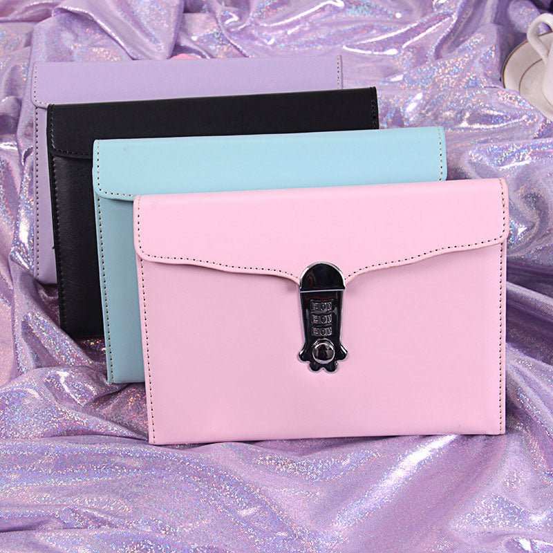 WELLTH HOUSE Diary Cipher Book With Lock - Wellth House