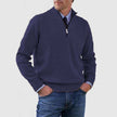 WELLTH HOUSE Men's Stand Collar Zipper Knit Sweater - Wellth House