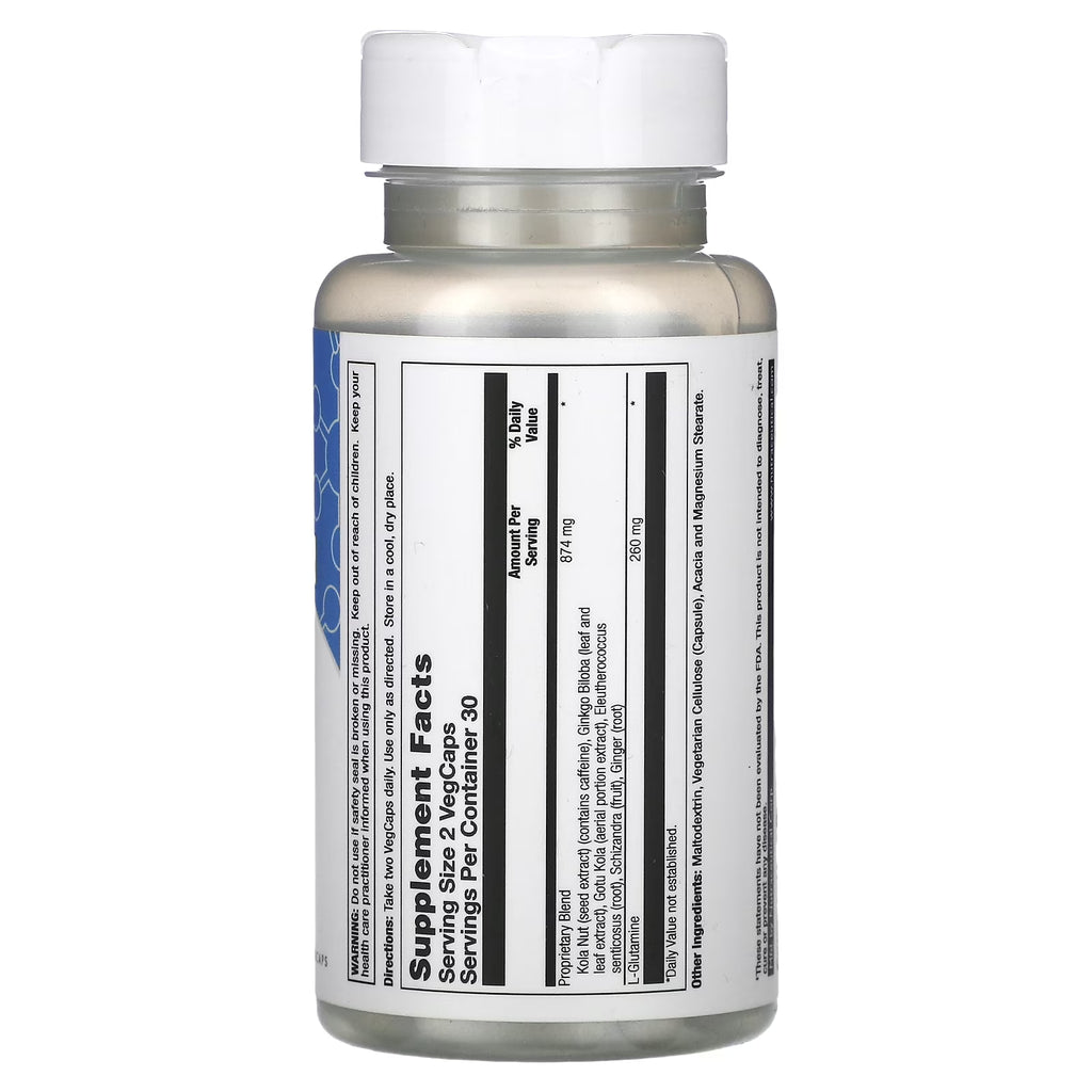 Brain Pep | Brain Function Supplement with Ginkgo Biloba, Kola Nut | Helps Support Improved Memory, Focus & Mental Clarity | 60 Capsule