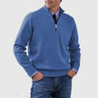 WELLTH HOUSE Men's Stand Collar Zipper Knit Sweater - Wellth House