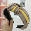 WELLTH HOUSE Houndstooth Wide-Brim Retro Headband - Wellth House